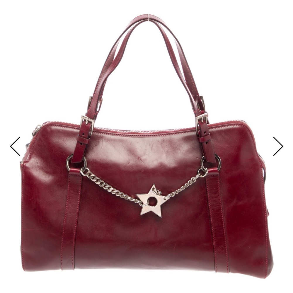 Vintage Galliano Dior Hardcore Piercing Bag - Burgundy